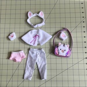 American Girl Wellie Wishers Magical Unicorn Costume EUC